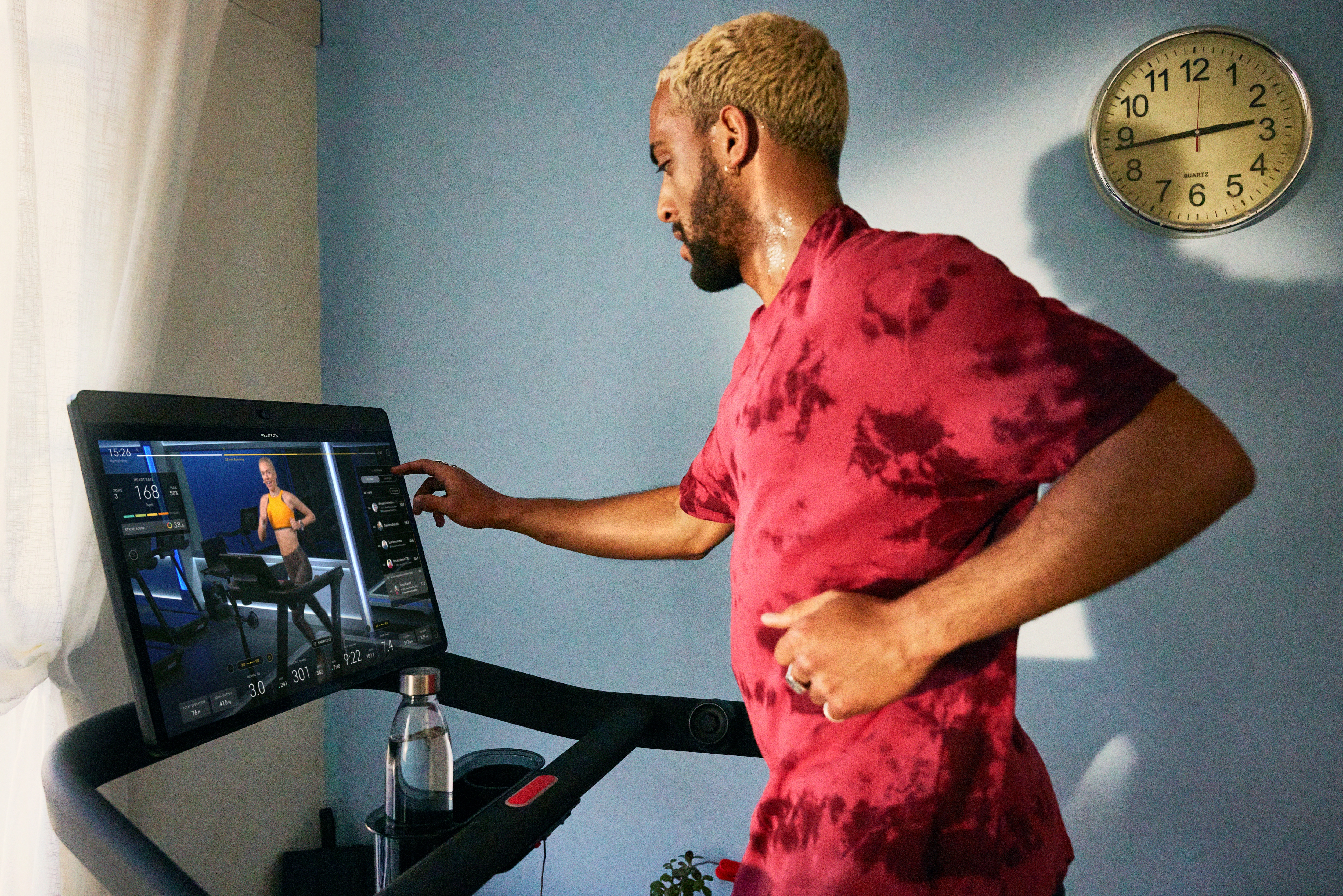 image of man on treadmill